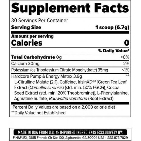 Finaflex- Stimul8 HARDCORE Finaflex